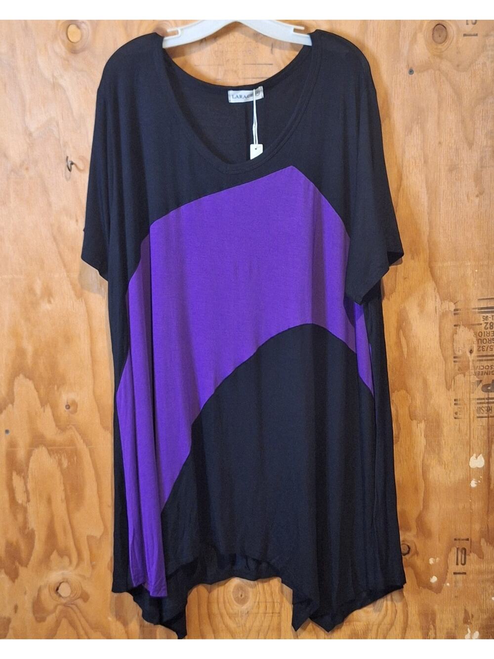 NWT Larace Shirt Women's 6X Runs 3X Tunic / Mini Dress Comfort Flowy Lightweight